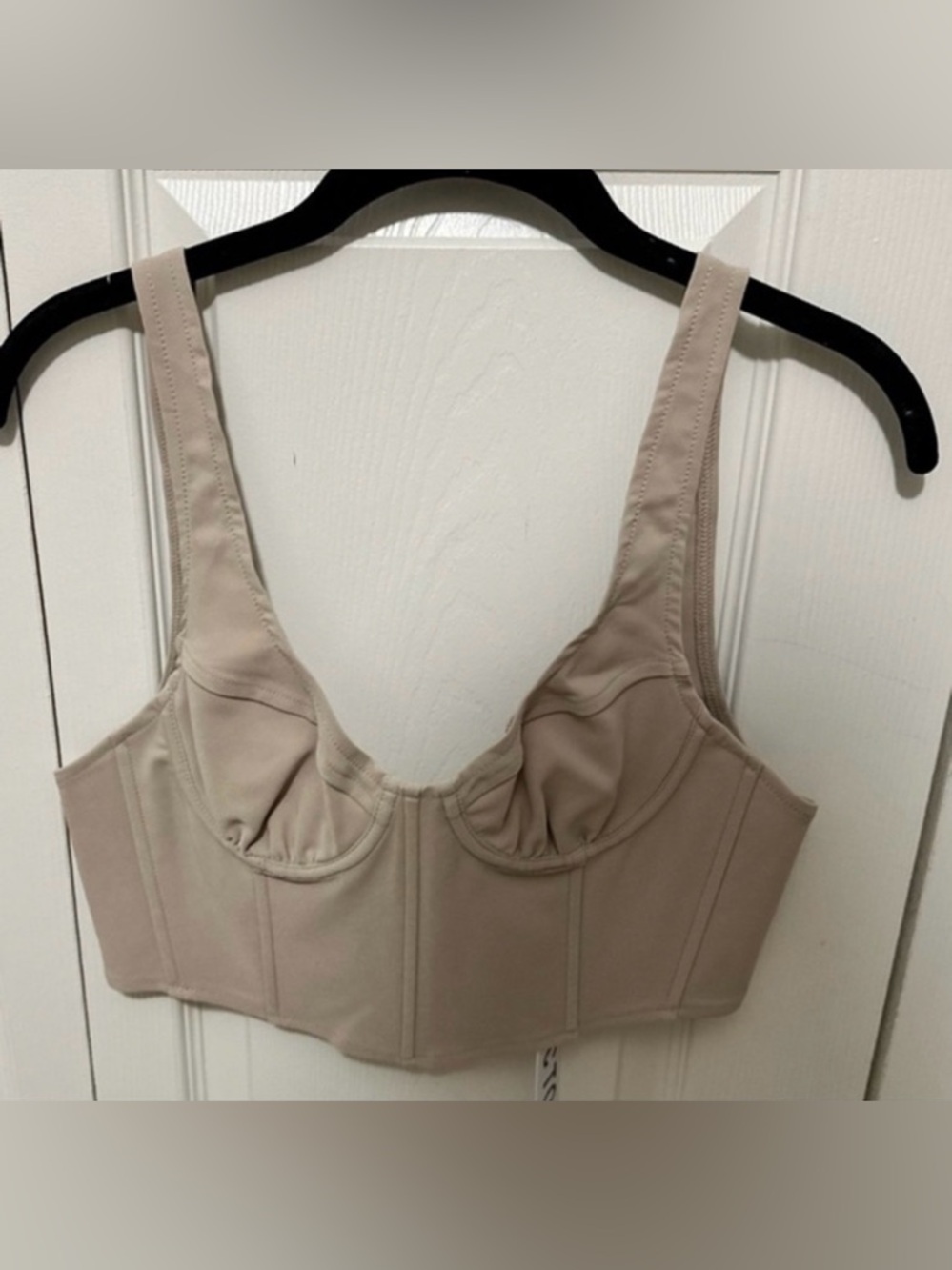 Tic Toc‎ Cami Bra Top in Tan Size Large NWT